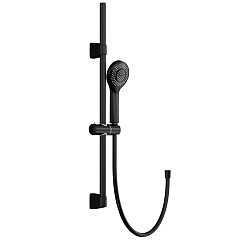 Душевой гарнитур Cersanit NENO (стойка) 3 режима шланг 200 PVC черный