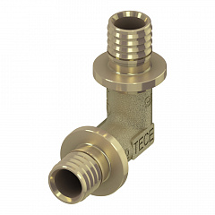Уголок TECE flex соединительный 90 гр, 25x25, латунь, труба-труба