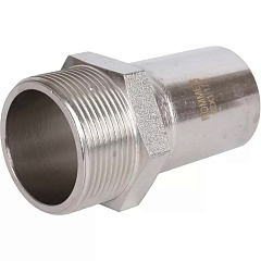 Вставка Rommer переходная пресс 42х11/2, НПр-НР, нержавеющая сталь