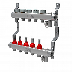 Коллектор Royal Thermo для теплого пола с расходомерами 1х3/4ЕК с 9 контурами