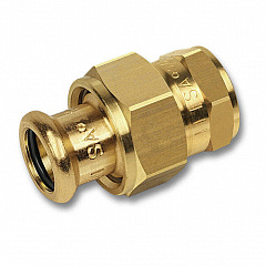 Сгон Sanha 8330G, ВПр-ВР с плоским уплотнением, бронза, 18x1/2