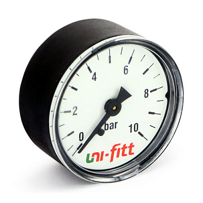 Манометр UNI-FITT аксиальный 10 бар, диаметр 50 мм, 1/4 Н (300D3020)