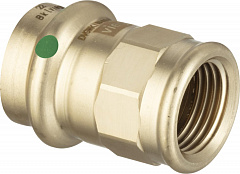 Соединение медное Viega с внутренней резьбой 12 мм х Rp 3/8 , Sanpress, модель 2212