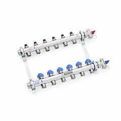 Распределительный коллектор Rehau HKV на 2 контура, нержавеющая сталь