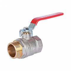 Шаровой кран Rommer 2 ВР/НР, ручка рычаг