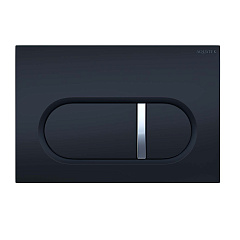 Панель смыва Акватек Черная (клавиши прямоугольные) (016D)