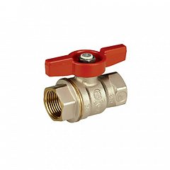 Кран шаровой Giacomini R911 полнопроходной с шаром DADO, ручка бабочка, ВВ 1 1/4