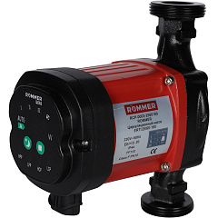 Циркуляционный насос Rommer с частотным регулированием PROFI ERTI 25/60-180 с гайками и теплоизоляцией