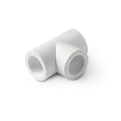 Тройник из полипропилена PRO AQUA PP-R белый (110), арт.PA14024P