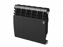 Биметаллический секционный радиатор отопления Royal Thermo Biliner 350 / Noire Sable / 6 секций
