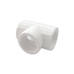 Тройник из полипропилена Valfex PRO 50, белый