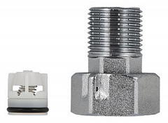 Полусгон VALTEC с накидной гайкой и обратным клапаном VTr.612.N.0004