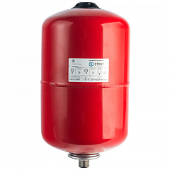 Расширительный бак Stout STH-0004 12 л мембранный с диафрагмой, для системы отопления