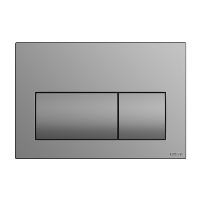 Кнопка смыва Cersanit PRESTO, хром матовый, универсальная