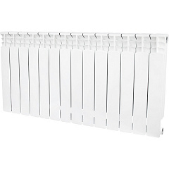 Биметаллический секционный радиатор отопления Stout Space 500 / 14 секций