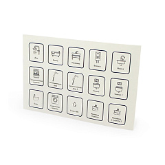 Комплект маркировочных наклеек UNI-FITT Водоснабжение (2 листа)