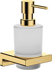 Дозатор для жидкого мыла Hansgrohe AddStoris полированное золото 41745990