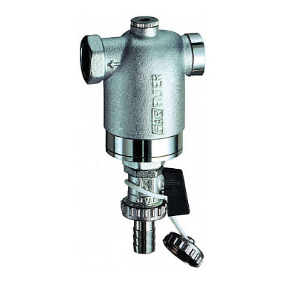 Фильтр для воды FAR 100мкм, под манометр, Max: 95 C, 25 бар, 1/2 ВР