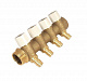 Коллектор Uponor Q E КОЛЛЕКТОР SH 1 НР/ВР С ВЕНТИЛЯМИ, 3X16 Ц/Ц38ММ