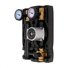 Насосная группа HOOBS , DN25 (1 вр х 1 1/2 нр), с 3-х ход. клапаном, с насосом GRUNDFOS UPSO25-65