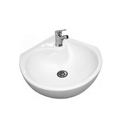 Раковина угловая Оскольская керамика Радуга белая