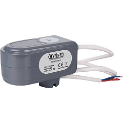 Сервопривод Stout для шаровых зональных клапанов, ход 90 градусов, кабель 1м, 40 сек, 24V, 4 полюса