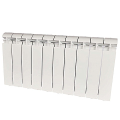 Алюминиевый секционный радиатор отопления Stout Alpha 350 / 10 секций