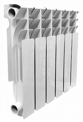 Алюминиевый секционный радиатор отопления Valfex BASE Version 2.0 350 / 12 секций