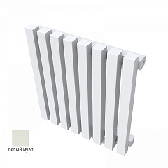 Стальной трубчатый радиатор отопления КЗТО QUADRUM 60 V 500-12 R RAL 1Т104S9016 белый муар