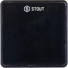 Датчик комнатной температуры Stout C-7p проводной, черный (STE-0101-007002)