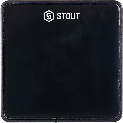 Датчик комнатной температуры Stout C-7p проводной, черный (STE-0101-007002)