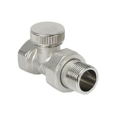 Клапан Valfex для радиаторов, настроечный прямой 1/2 дюйма