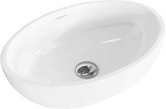Раковина накладная Sanita Luxe Ringo Cut белая