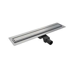 Дренажный канал Timo BASIC Steel SG-70см с декоративной панелью STRIP
