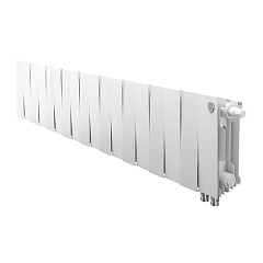 Биметаллический секционный радиатор отопления Royal Thermo PianoForte Bianco Traffico 200 / 18 секций нижнее правое подключение