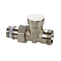 Вентиль запорный Flamco Exclusive Line тип AG/M прямой, 1/2х3/4 евроконус