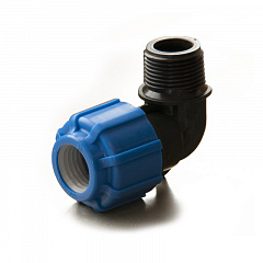 Отвод ПОЛИТЭК ТПК-АКВА с наружной резьбой 20x1/2