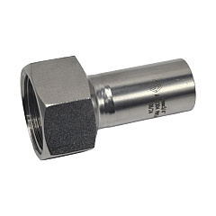 Вставка MVI с переходом на внутреннюю резьбу 18х1/2 из нержавеющей стали