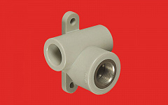 Водорозетка полипропиленовая FV-Plast ВР 20х1/2 проходная, 220020