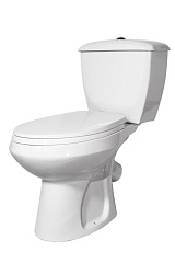 Унитаз компакт Оскольская керамика Элисса-Антивсплеск Стандарт 43301130202 с сиденьем