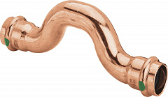 Отвод медный Viega ВВ 22 мм, Profipress, модель 2428
