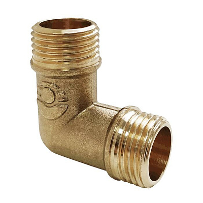 Уголок Valfex латунный с наружной резьбой НР-НР 1/2