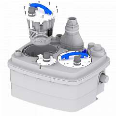 Канализационная насосная станция SFA SANICUBIC 2 Pro NM
