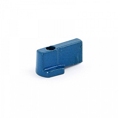 Ручка UNI-FITT флажок алюминиевый для шарового крана мини, синяя