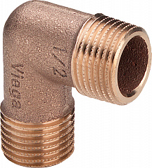 Угольник Viega R 3/8 , бронза, модель 3091 наружная резьба, 90 градусов