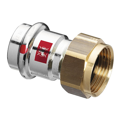 Соединение Viega Prestabo с накидной гайкой 15 мм х G 3/4 НГ, модель 1163