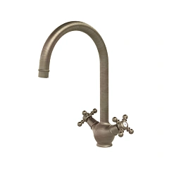 Смеситель для кухни IDDIS SAM, бронза, на мойку