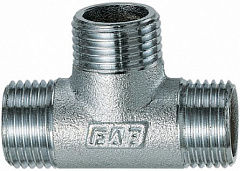 Тройник FAR 3/4 хромированная латунь, наружная резьба