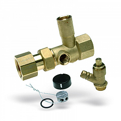 Вентиль отсечной Watts KAV 20 пломбируемый для расширительных баков