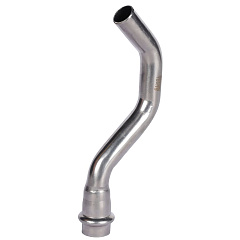 Обвод Rommer пресс 15, однораструбный ВПр-НПр, нержавеющая сталь